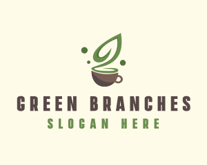 Organic Green Tea  logo design