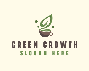 Organic Green Tea  logo design