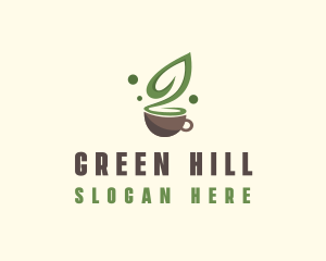 Organic Green Tea  logo design