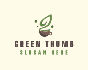 Organic Green Tea  logo design