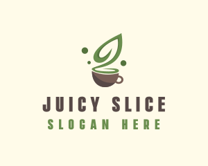 Organic Green Tea  logo design