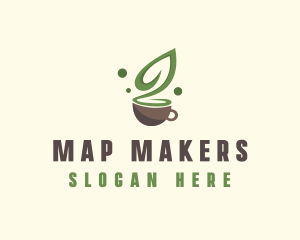 Organic Green Tea  logo design