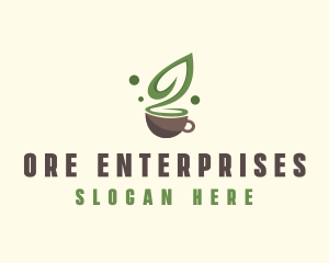 Organic Green Tea  logo design