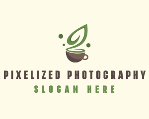 Organic Green Tea  logo design