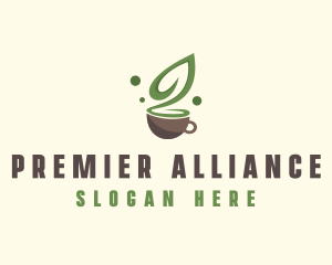 Organic Green Tea  logo design