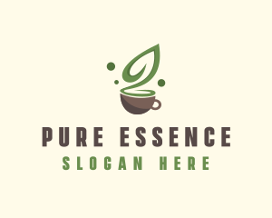 Organic Green Tea  logo design