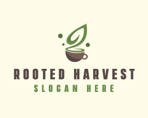 Organic Green Tea  logo design