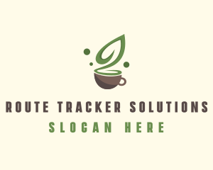 Organic Green Tea  logo design