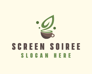 Organic Green Tea  logo design