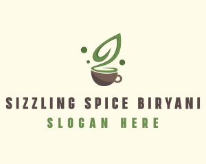 Organic Green Tea  logo design