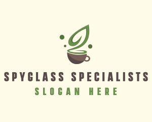 Organic Green Tea  logo design