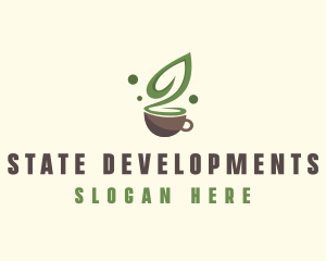 Organic Green Tea  logo design