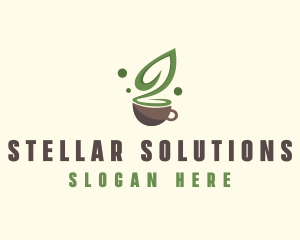 Organic Green Tea  logo design