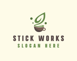 Organic Green Tea  logo design