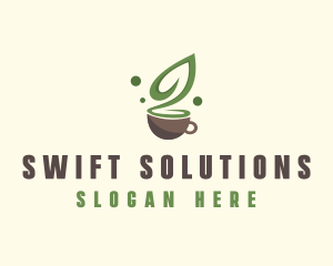 Organic Green Tea  logo design