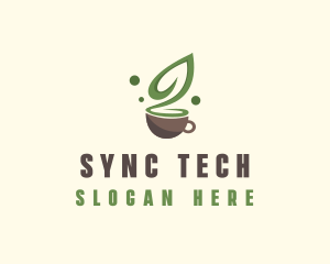 Organic Green Tea  logo design