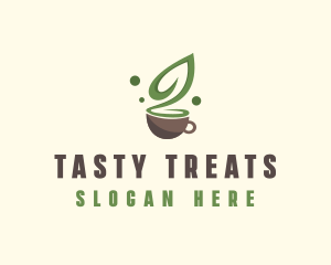 Organic Green Tea  logo design