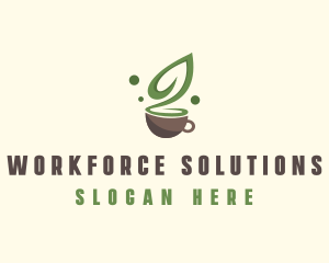 Organic Green Tea  logo design