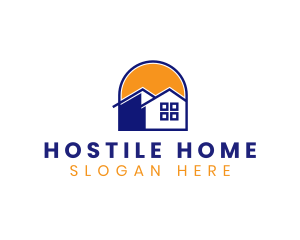 Home Sun Residential logo design