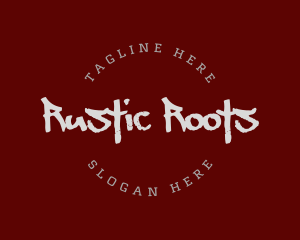 Urban Rustic Graffiti logo design