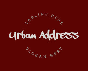 Urban Rustic Graffiti logo design