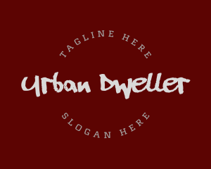 Urban Rustic Graffiti logo design