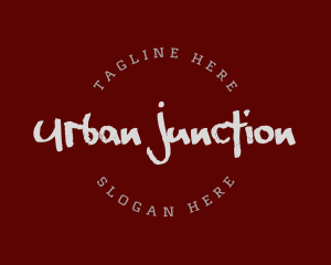 Urban Rustic Graffiti logo design