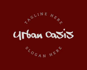 Urban Rustic Graffiti logo design