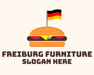 German Burger Sandwich  logo