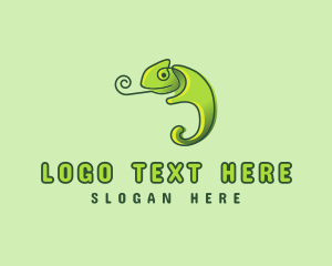 Lizard Chameleon Pet  logo