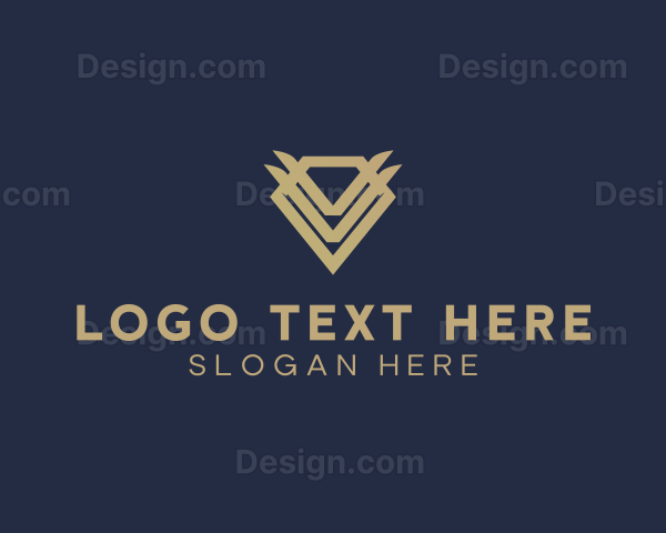 Elegant Modern Diamond Gem Logo