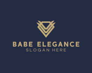 Elegant Modern Diamond Gem logo design