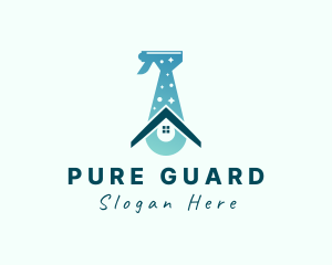 Home Cleaning Disinfectant logo design