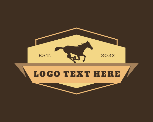 Horse West Cowboy logo