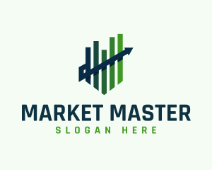 Finance Market Stock Graph logo design