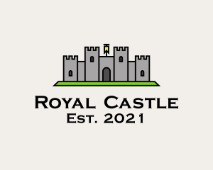 Ancient Castle Fortress  logo design