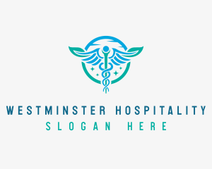 Caduceus Medical Clinic logo design