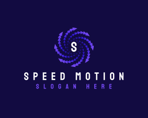 Motion Arrow Spiral logo