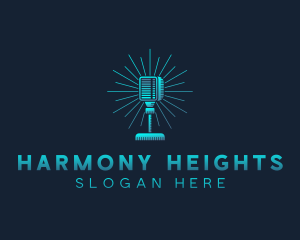 Radio Podcast Microphone logo