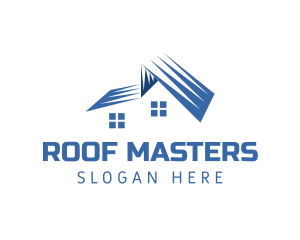 Modern Roof House logo design