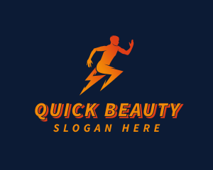 Running Athletic Electric Bolt logo