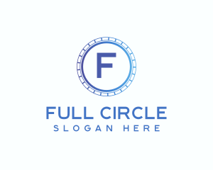 Gradient Mechanical Circle logo design