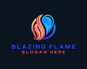 Ice Fire Energy logo design