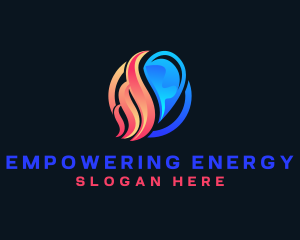 Ice Fire Energy logo design