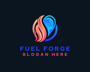 Ice Fire Energy logo design