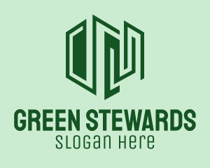 Green Building Architecture logo design