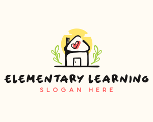 Daycare Kindergarten House logo