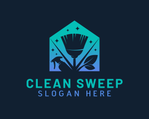 House Eco Cleaning  logo design