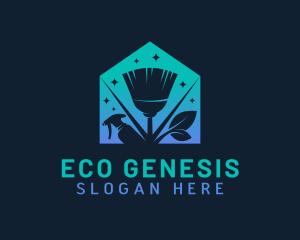 House Eco Cleaning  logo design