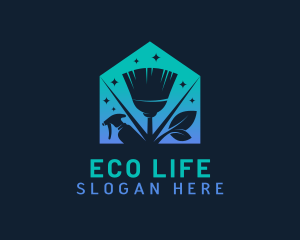 House Eco Cleaning  logo design